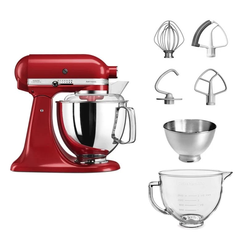 KitchenAid Empire Red 175 stand mixer with free gift