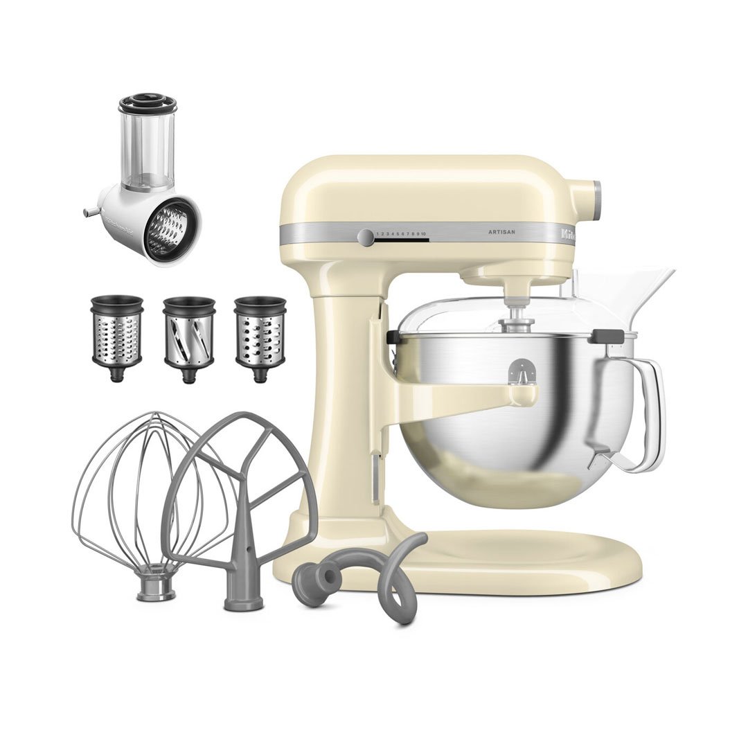 KitchenAid Almond Cream 5.6L bowl lift stand mixer and free gift