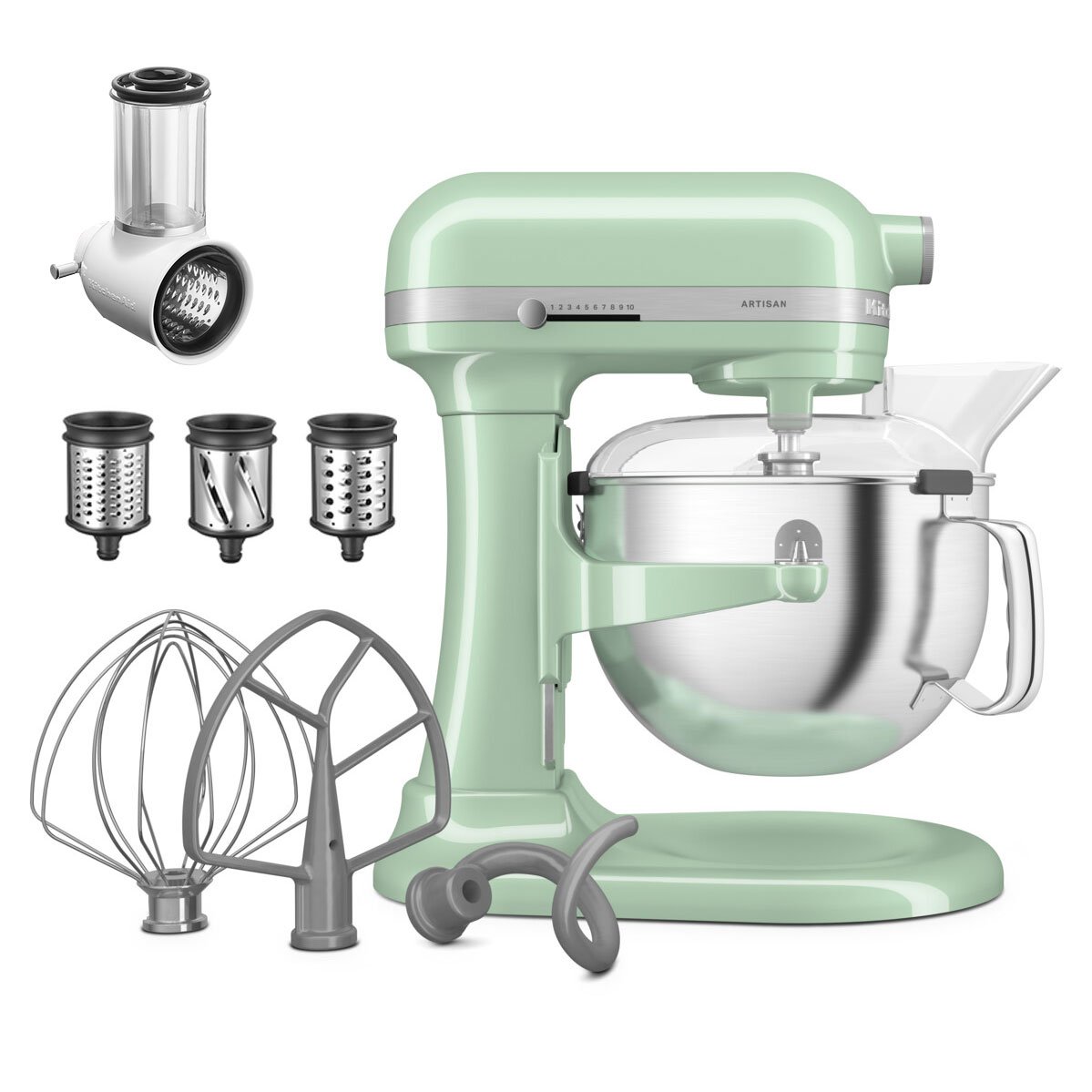 KitchenAid Pistachio 5.6L bowl lift stand mixer and free gift