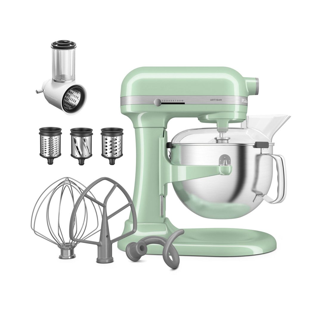 KitchenAid Pistachio 5.6L bowl lift stand mixer and free gift