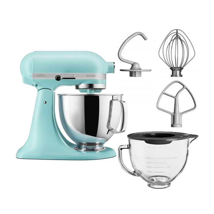 KitchenAid Mineral Water 125 stand mixer with free glass bowl