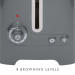 Dualit Lite 2 slot toast in Grey