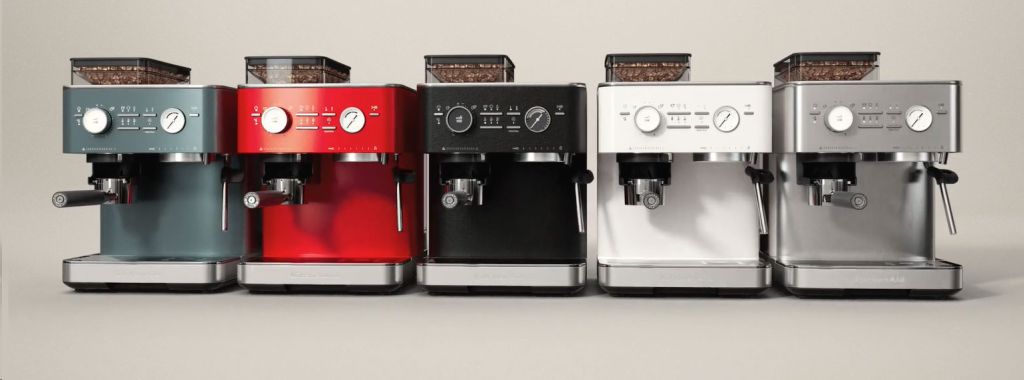 KitchenAid 5KES6551B Semi Automatic Espresso Machines with Burr Grinder 