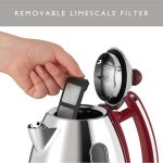 Dualit Lite 1.5 gloss red kettle