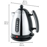 Dualit Lite 1.5 black kettle