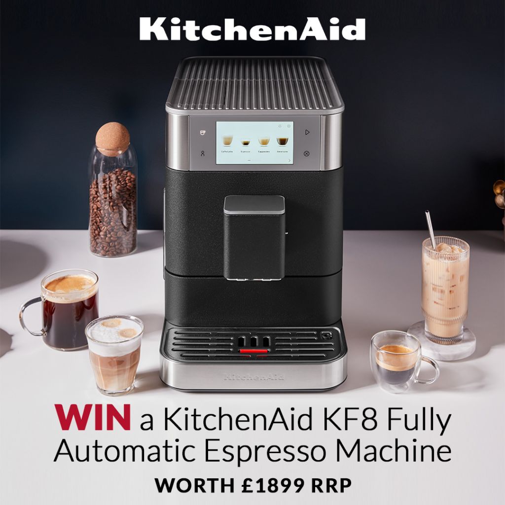 Win a KitchenAid KF8 Espresso machine at Gerald Giles