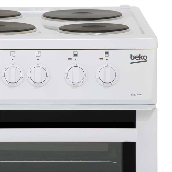 Beko Bd533aw Freestanding Cooker 50cm Twin Cavity Gerald Giles