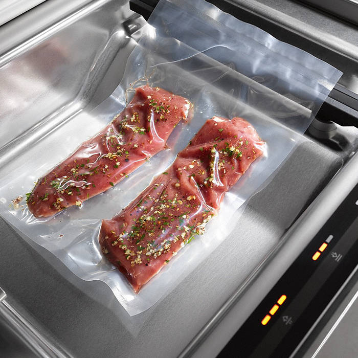 Miele EVS6114 PureLine 14cm Sous Vide Drawer For Food With Thick Steel ...