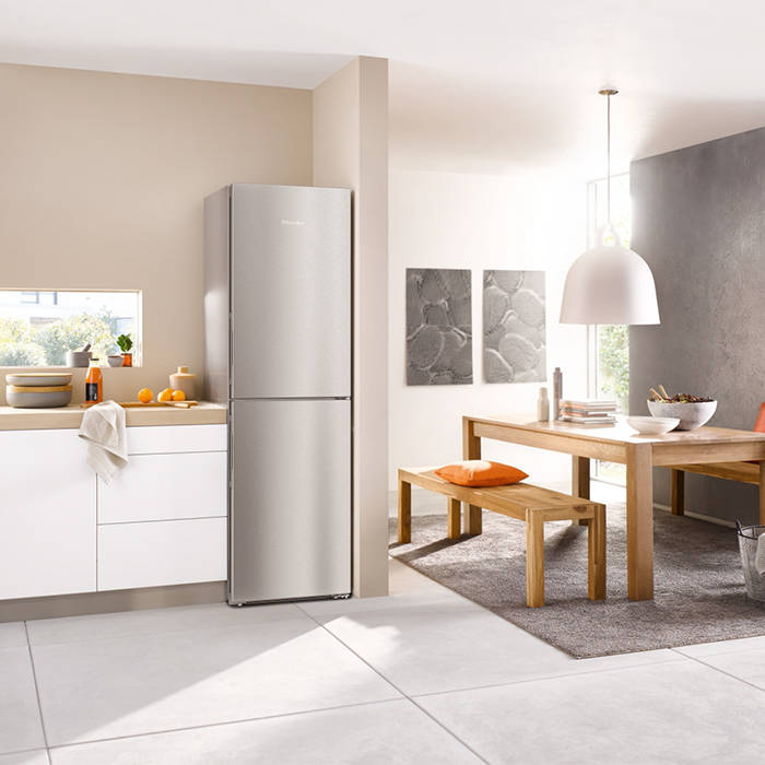 Miele KFN29243DEDT 201cm Tall Frost Free Fridge Freezer With Click2Open