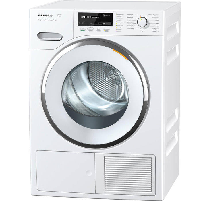 Miele TMG440WP 8KG Honeycomb Plus Drum Heat Pump Tumble Dryer With ...