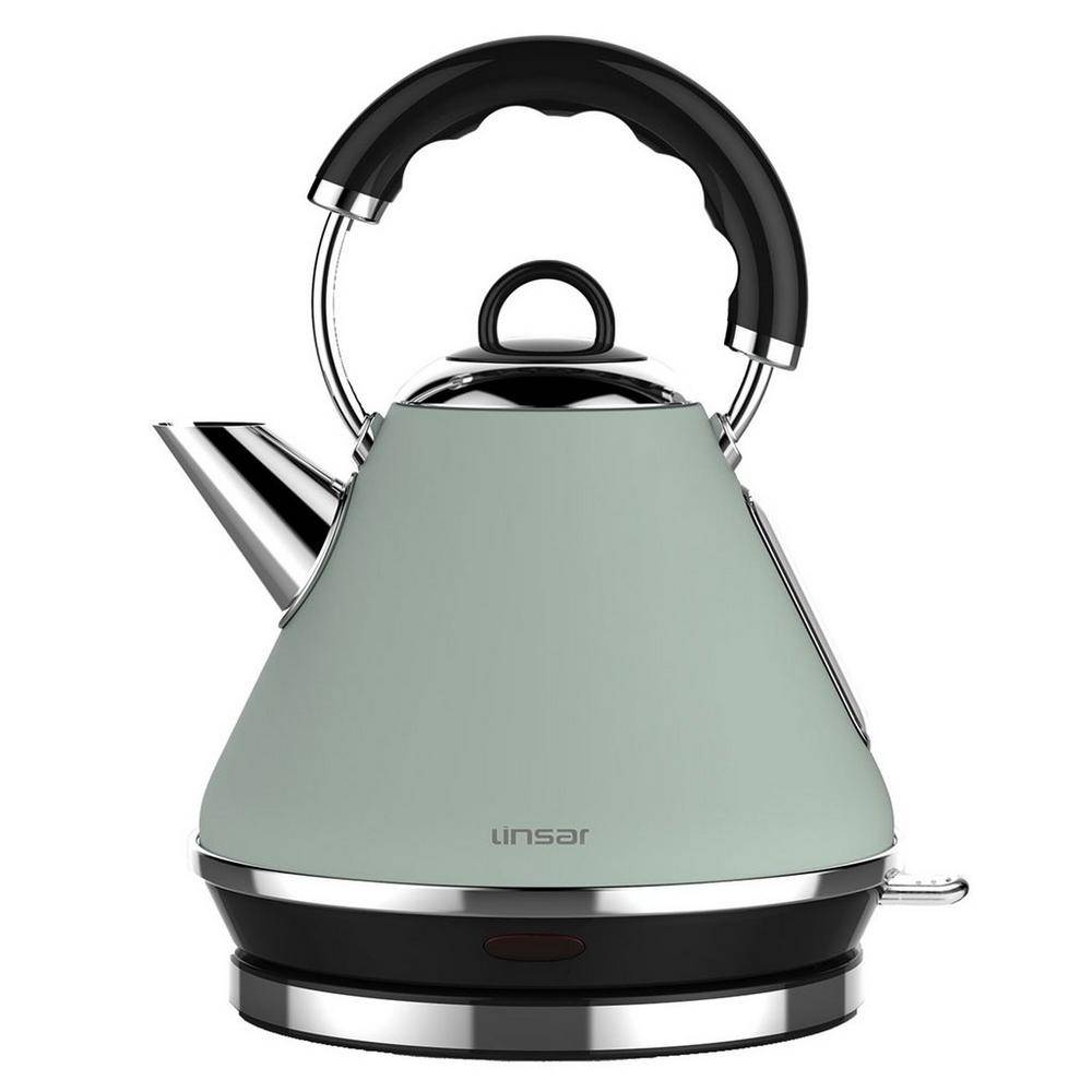 Linsar PK117 Green Electric Pyramid Cordless Kettle 1.7L - Gerald Giles