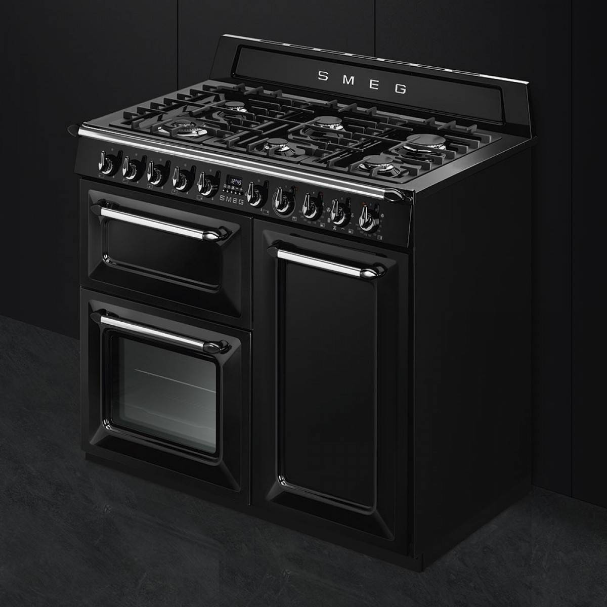 Smeg TR103BL 100cm Victoria Traditional Dual Fuel Range Cooker Gerald