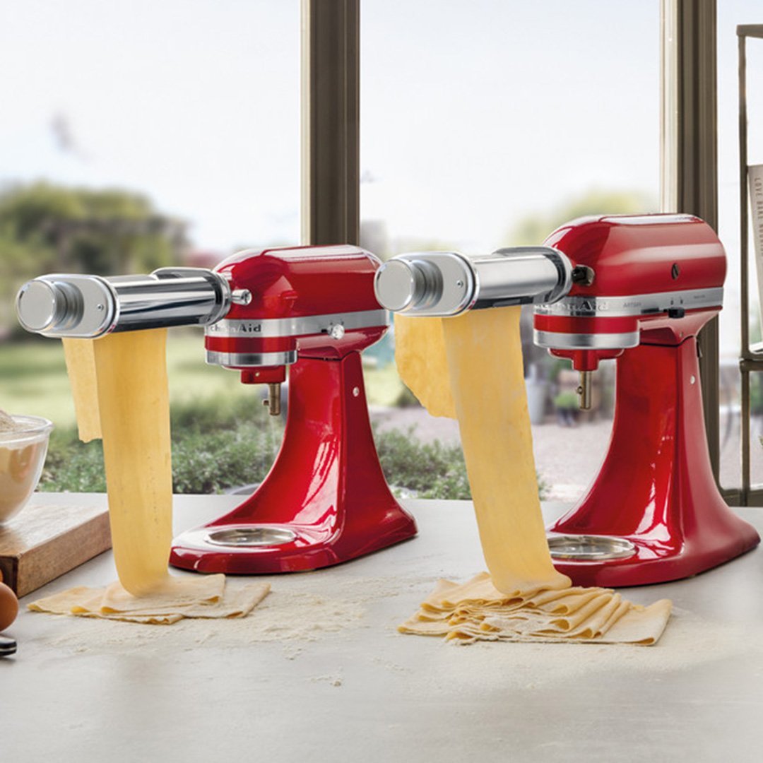 KitchenAid Pasta Roller and Cutter Stand Mixer Attachments ...