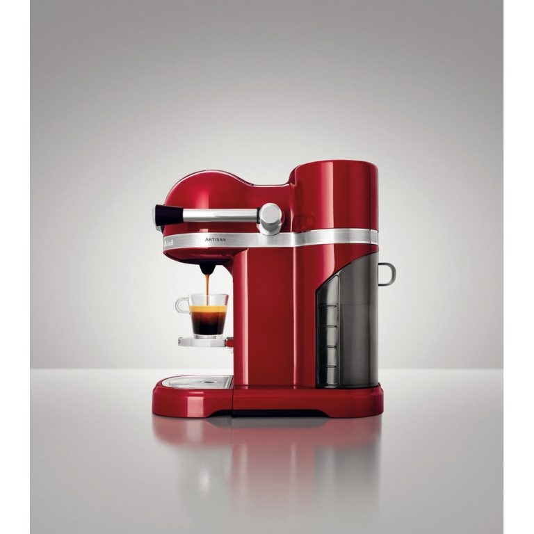 KitchenAid 5KES0503BER Artisan Nespresso Coffee Machine - Empire Red ...