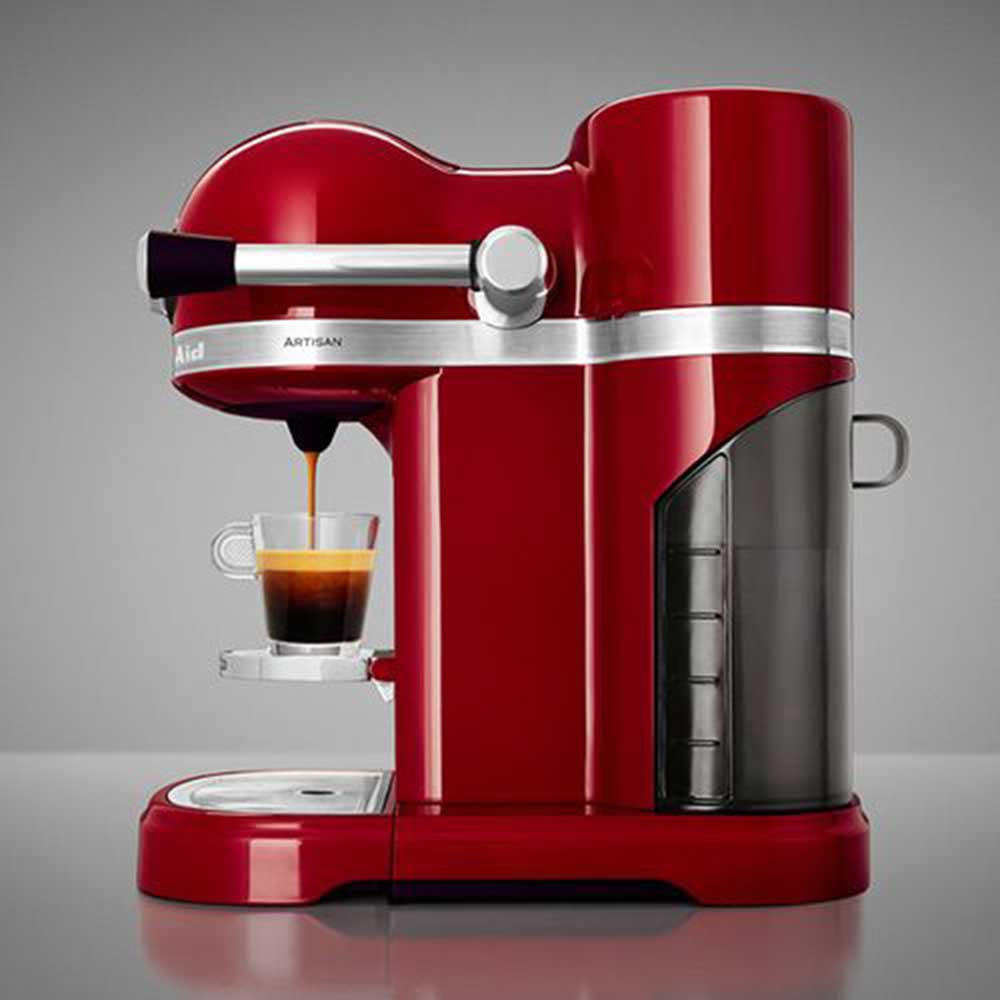 KitchenAid 5KES0504BER Artisan Nespresso Coffee Machine with Aeroccino ...