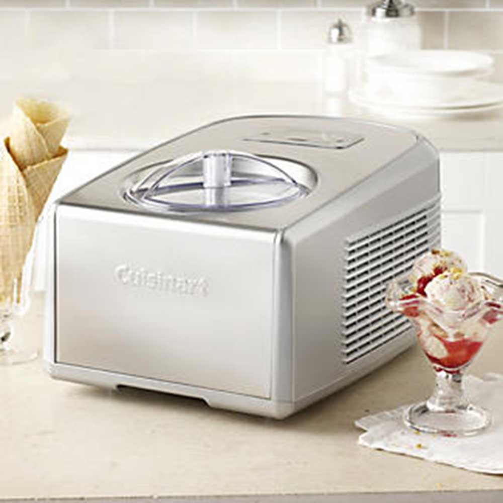 Cuisinart ICE BCU Professional Gelato And Ice Cream Maker Silver Gerald Giles