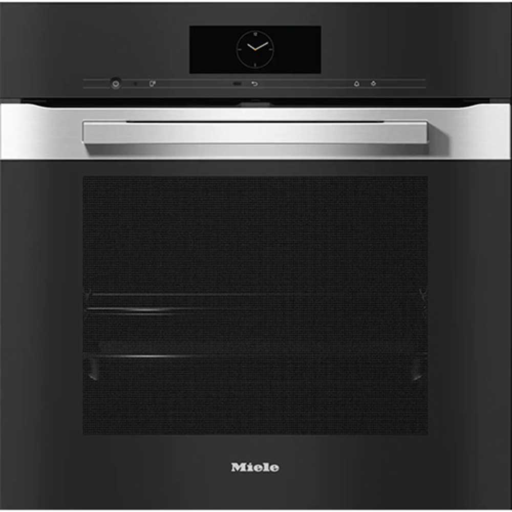 Miele H7860BP PureLine Single Multi Function Pyrolytic Oven With M ...